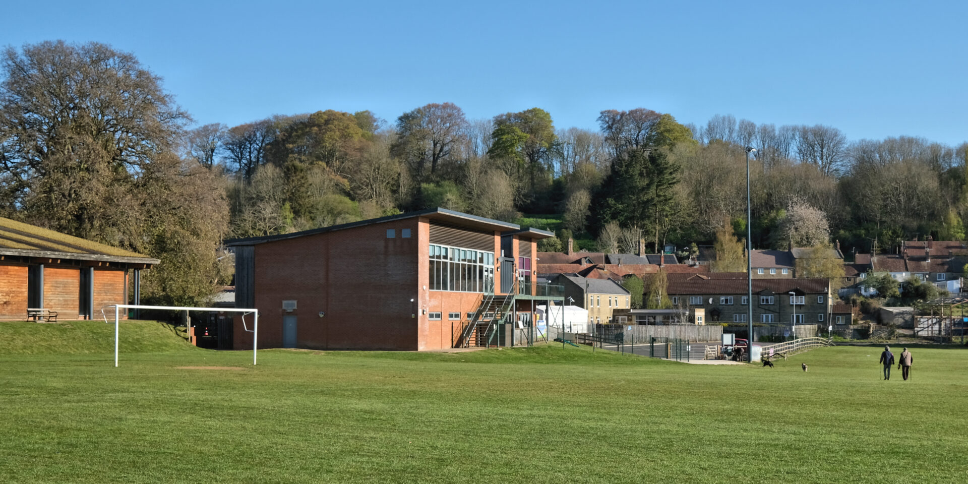 Henhayes field and the GRC. Photo by Jeff Hutson